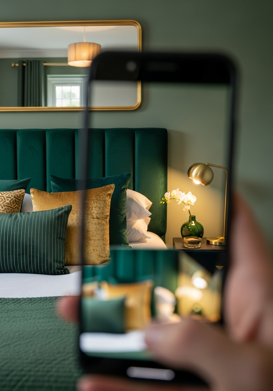 45. Emerald Green and Gold