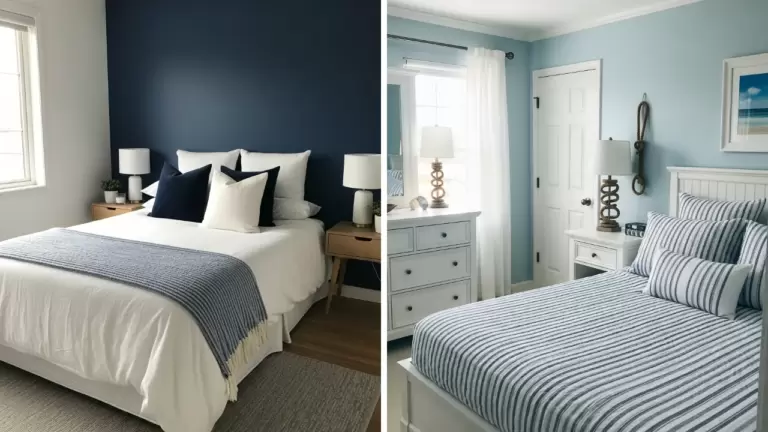 50 Fresh White and Blue Bedroom Ideas
