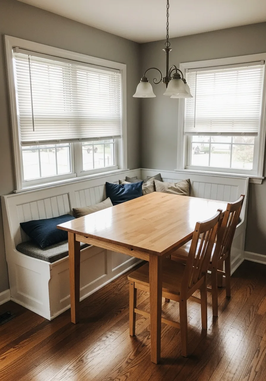 18. Built-In Table With Bench