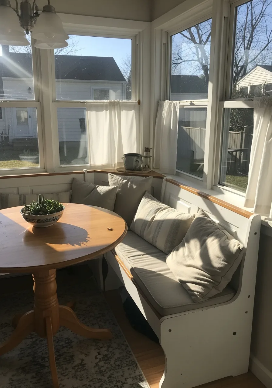 19. Sunroom Breakfast Nook