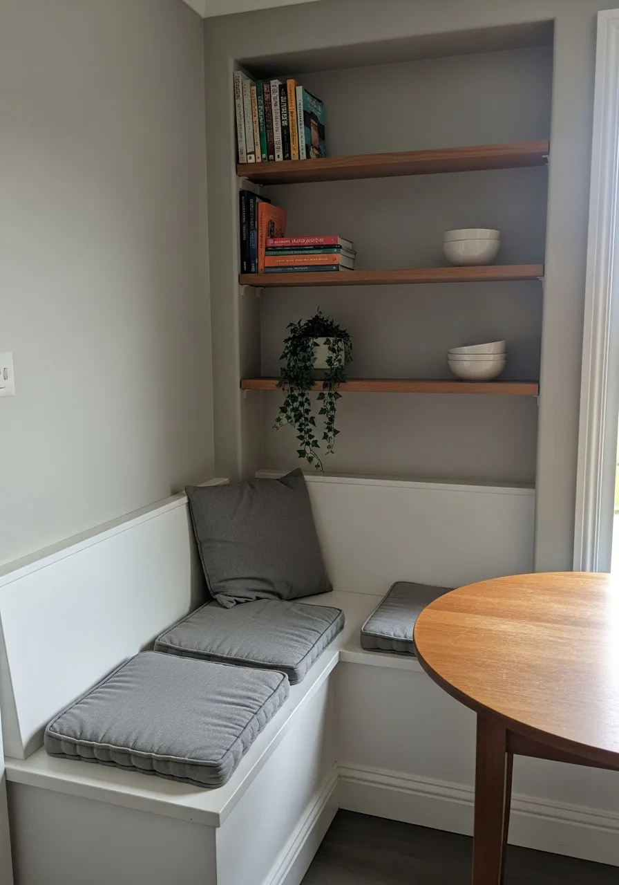 28. Built-In Shelving Nook
