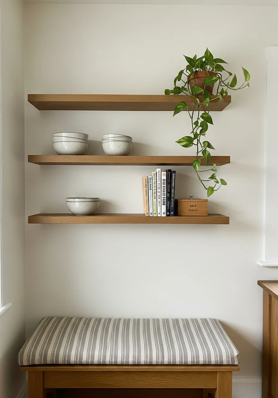 37. Open Shelf Display Nook