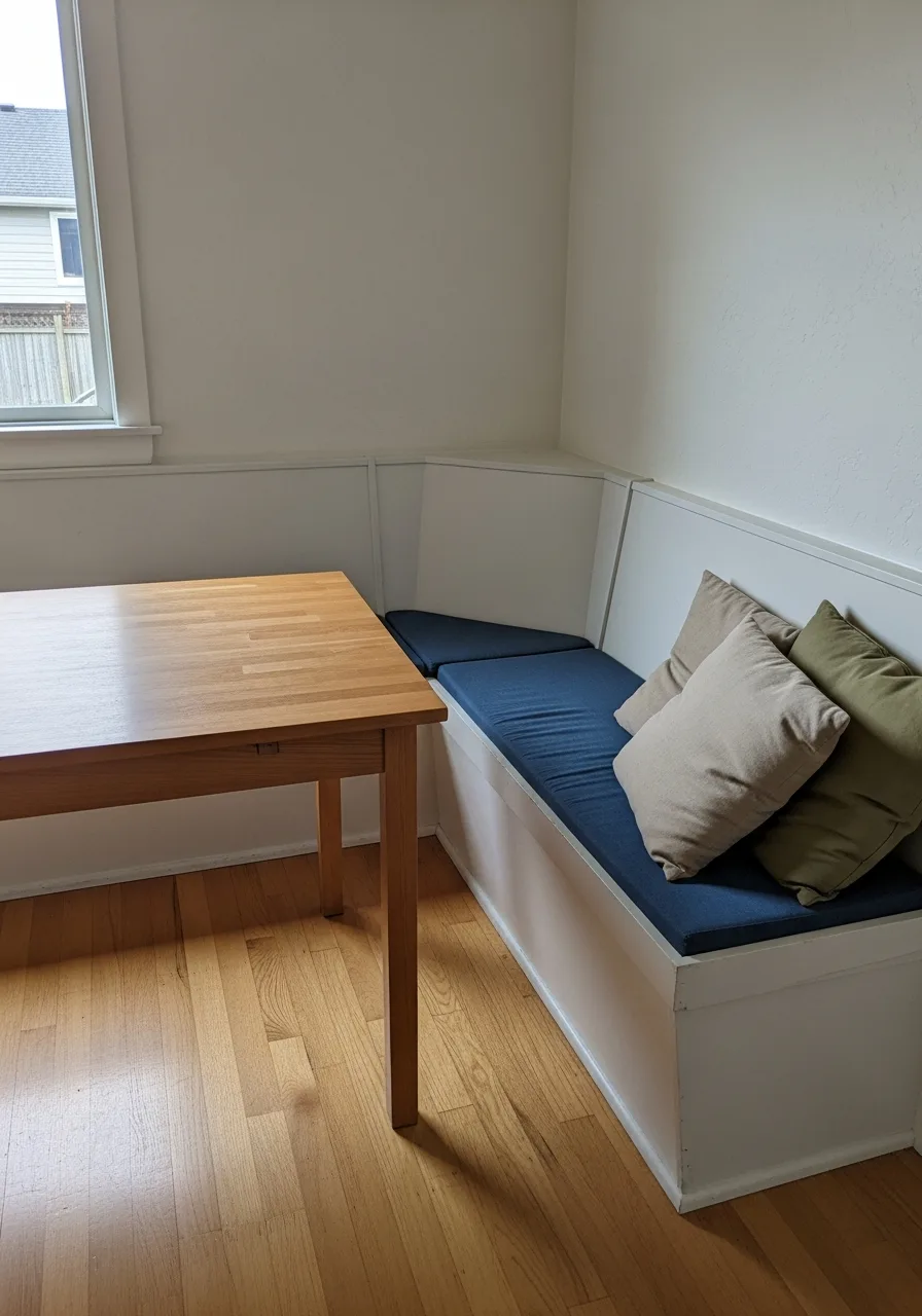 4. L-Shaped Bench Seating