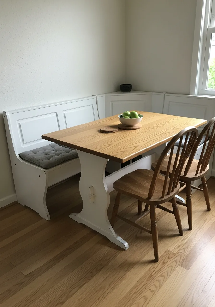 7. Bench and Chair Combination