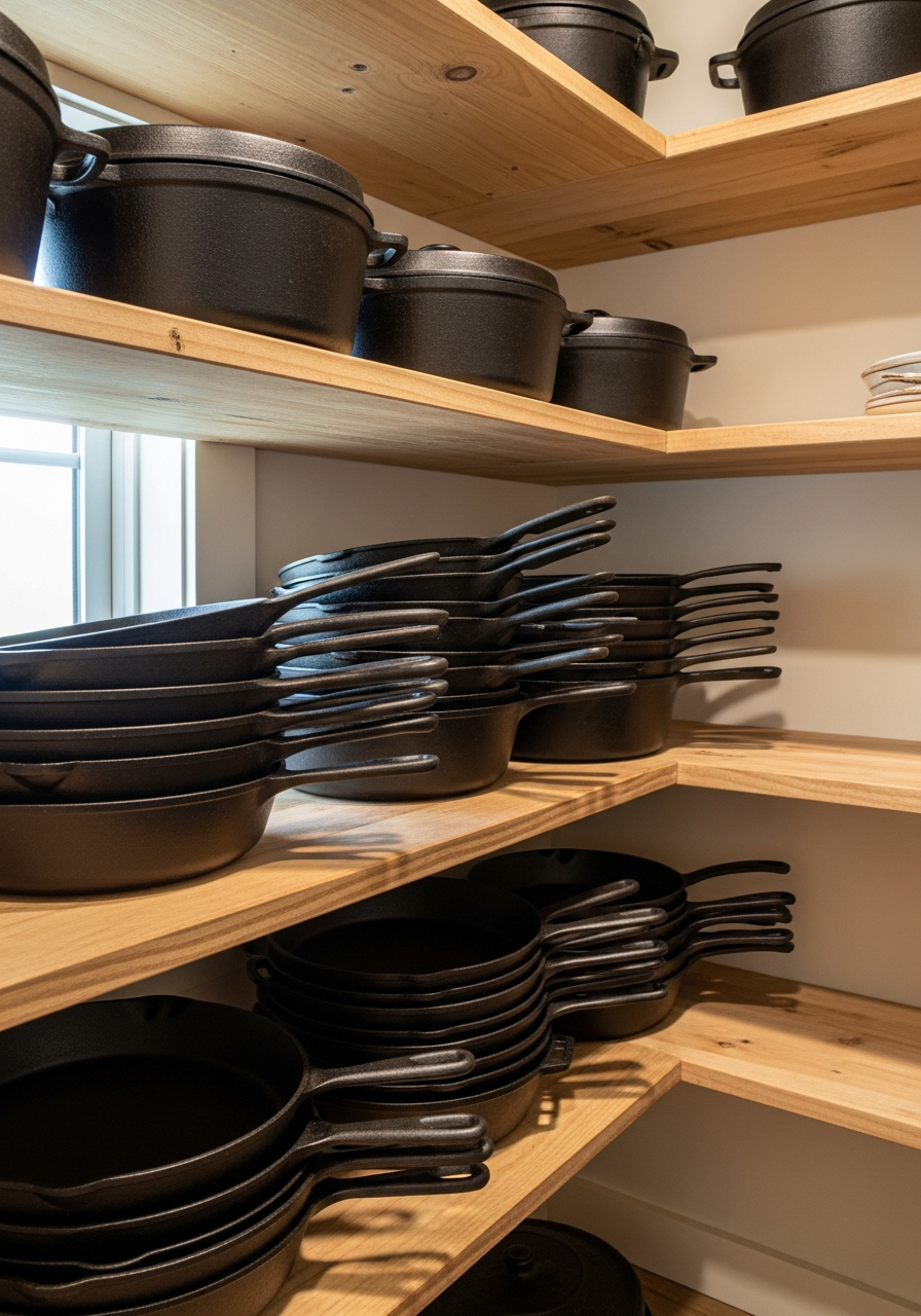 14. Inside Pantry Shelf Storage