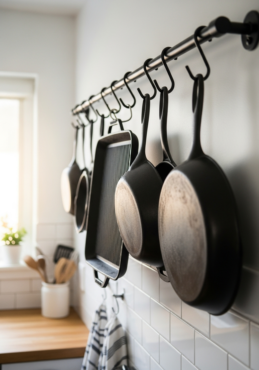 18. Hanging Rail With Hooks