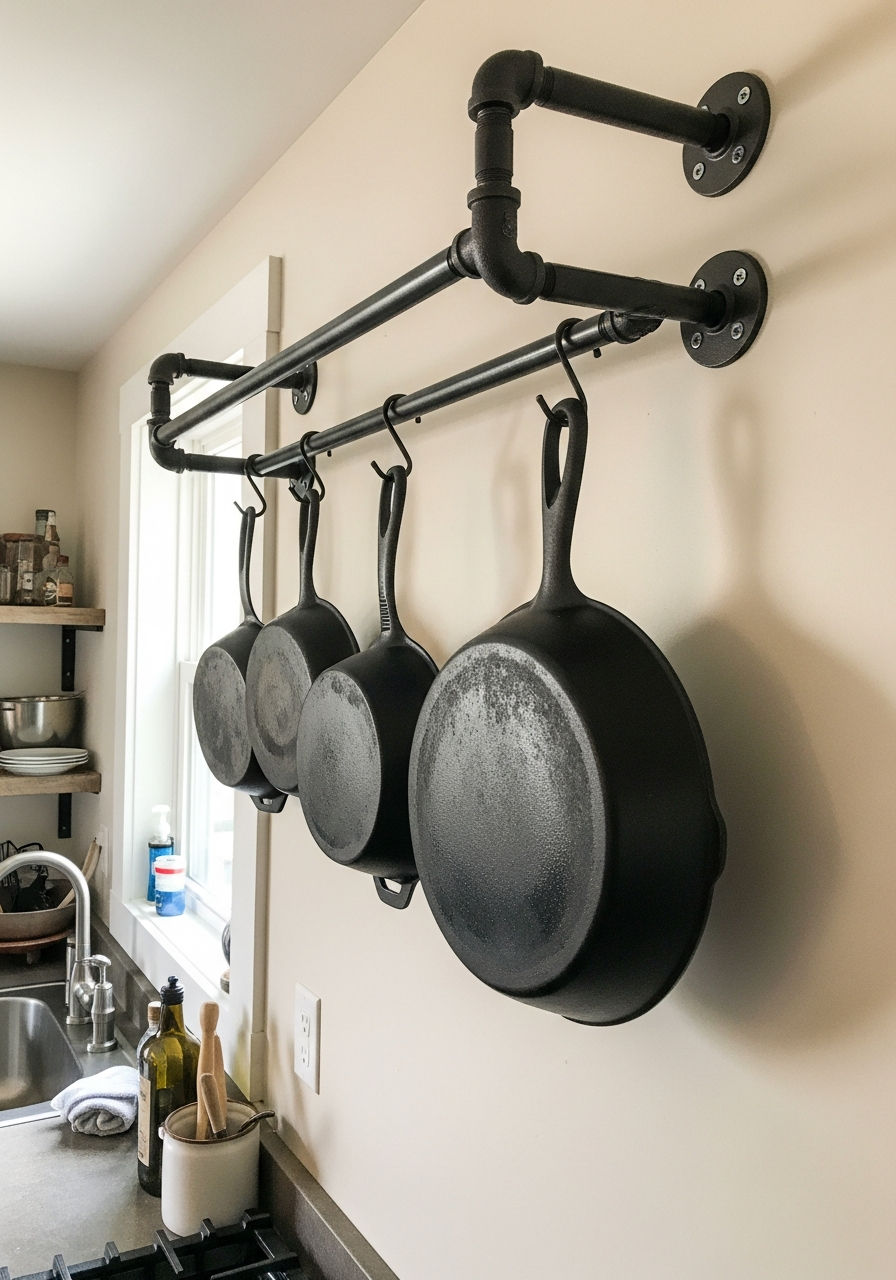 21. Industrial Pipe Rack Storage