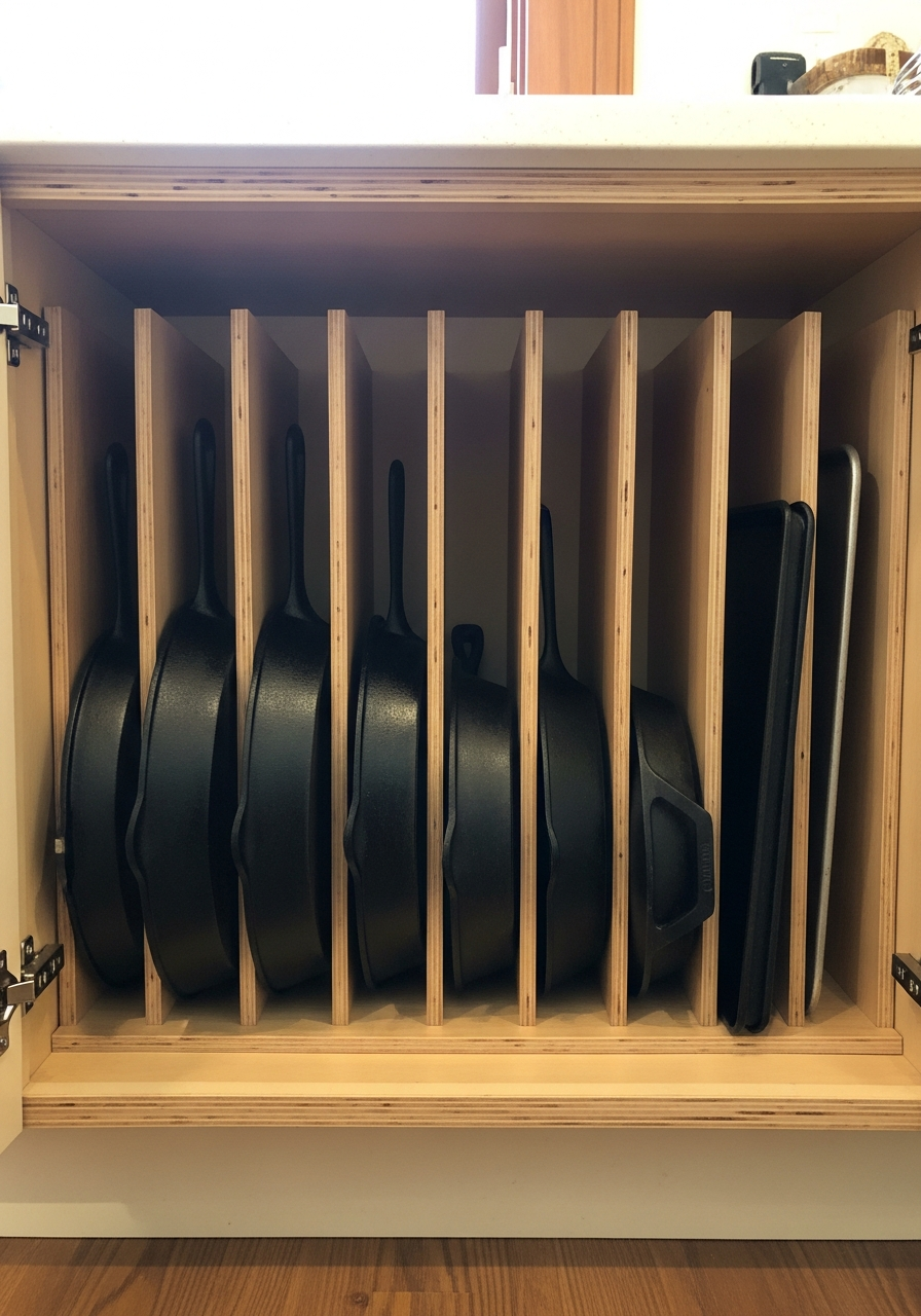 23. Built In Cabinet Slots