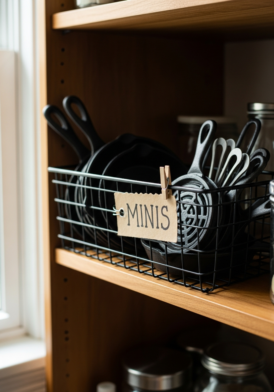 26. Pantry Basket Small Iron