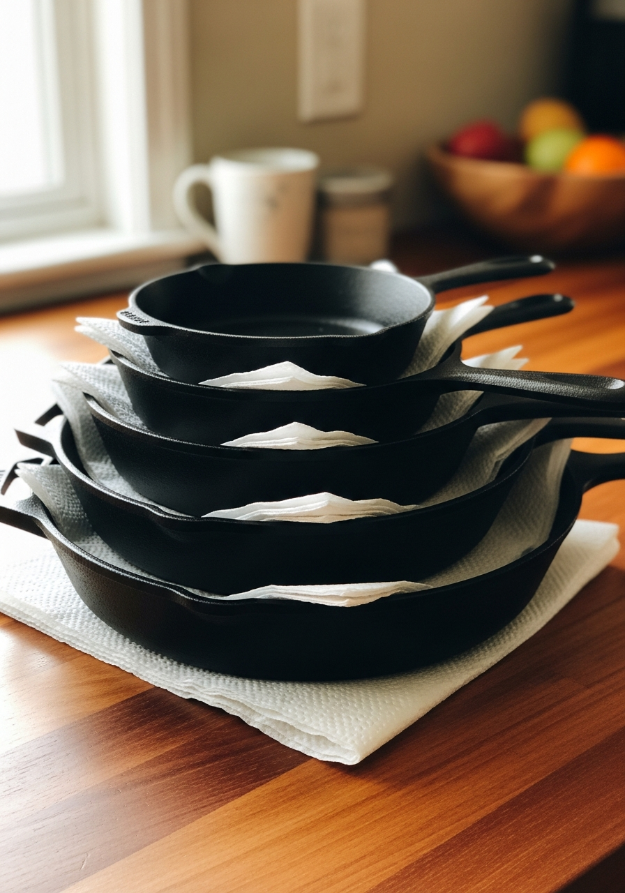 27. Stack With Paper Towels