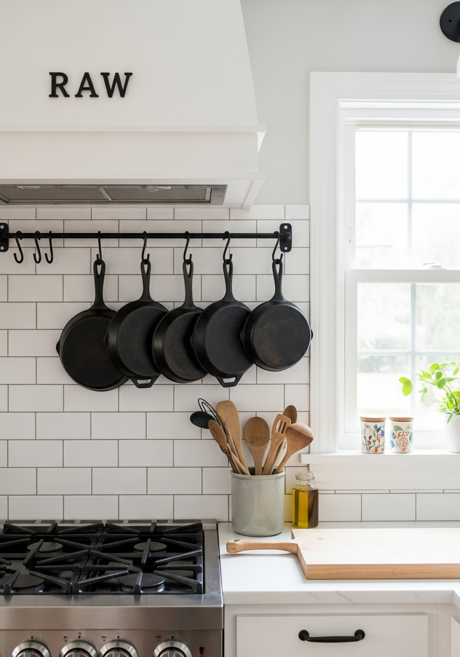 29. Hanging Rack Above Stove