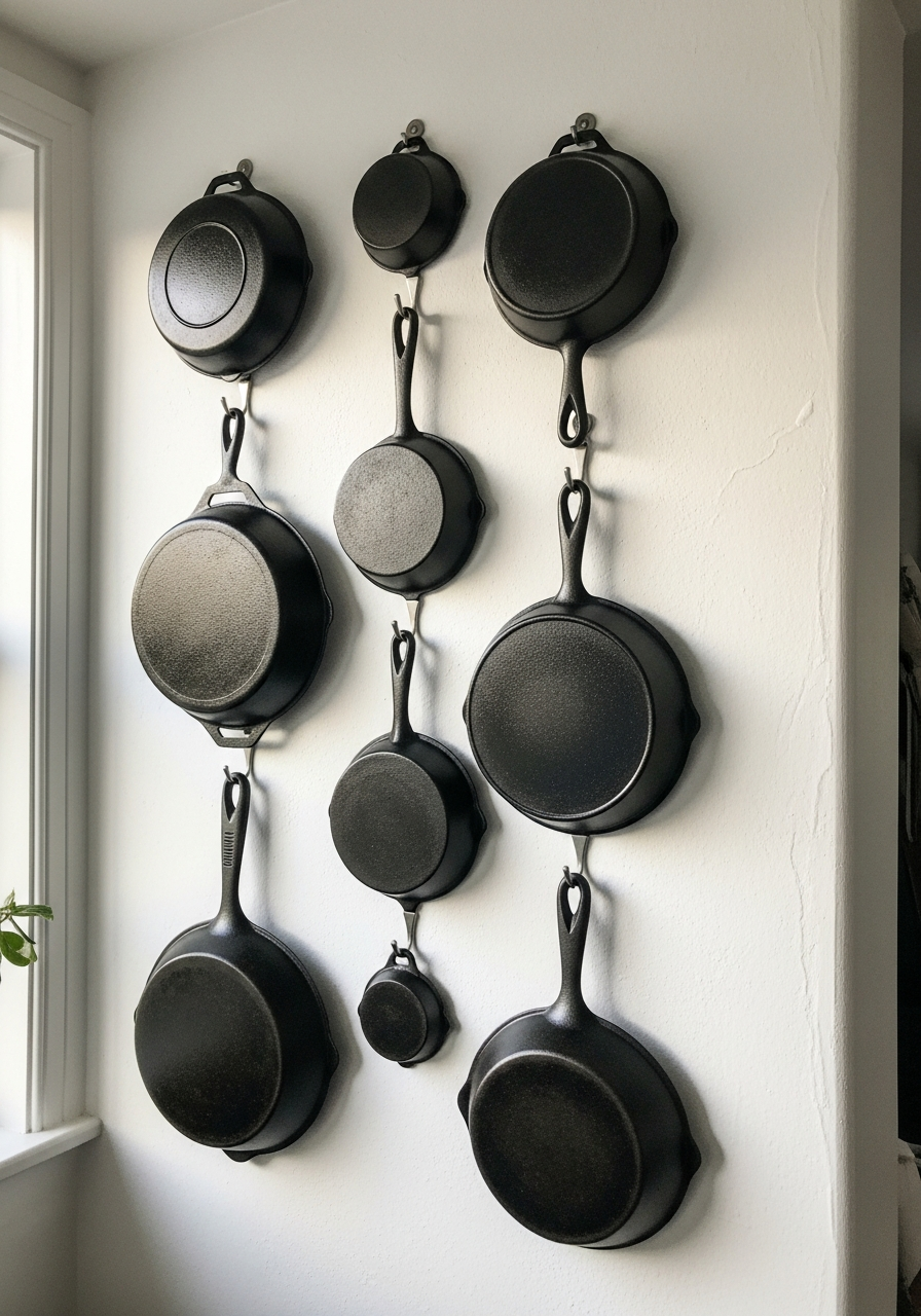 30. Decorative Iron Display Wall