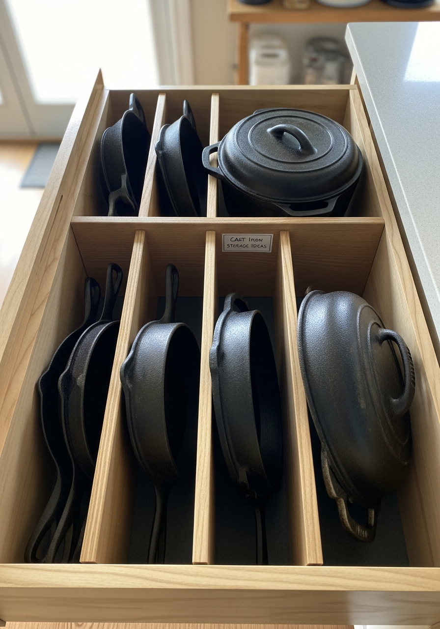 7. Drawer Storage With Dividers