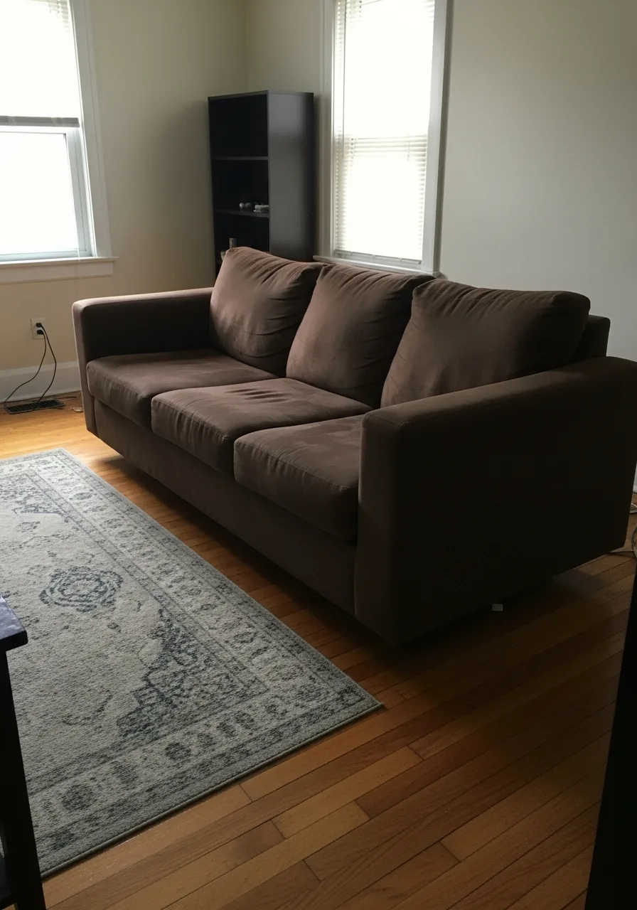 33. Floating Couch Layout