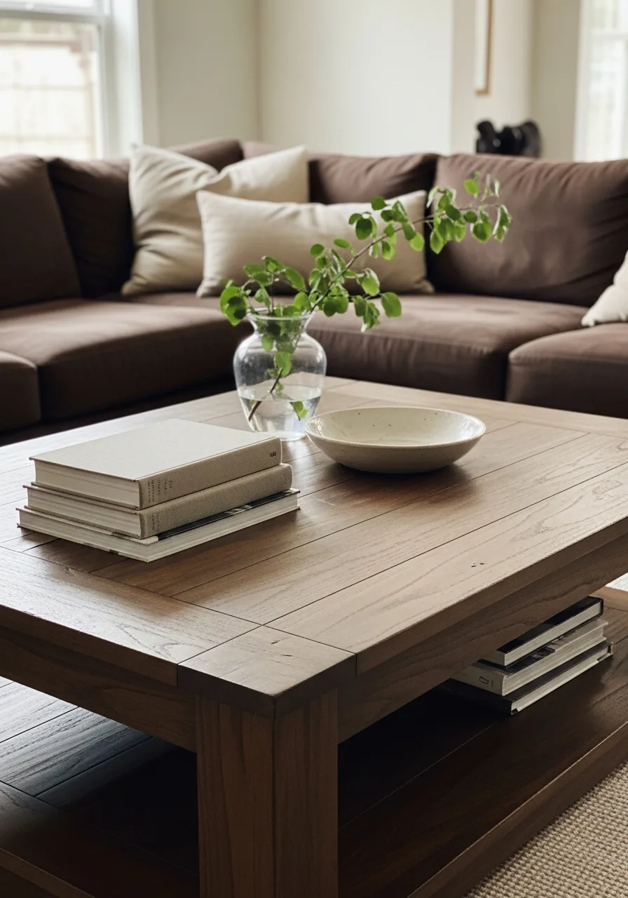 49. Large Coffee Table Styling