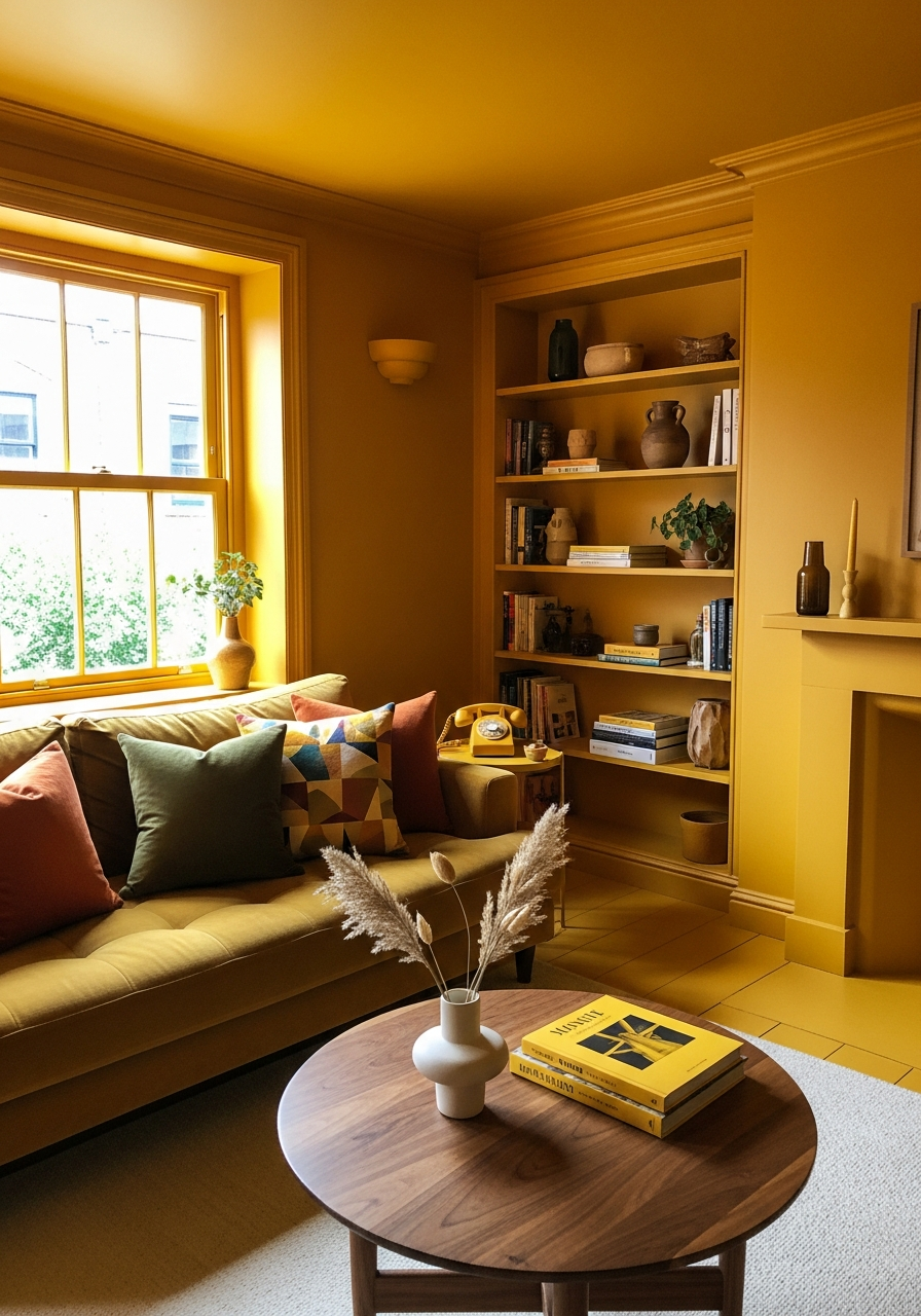 11. Mustard Yellow Personality Space