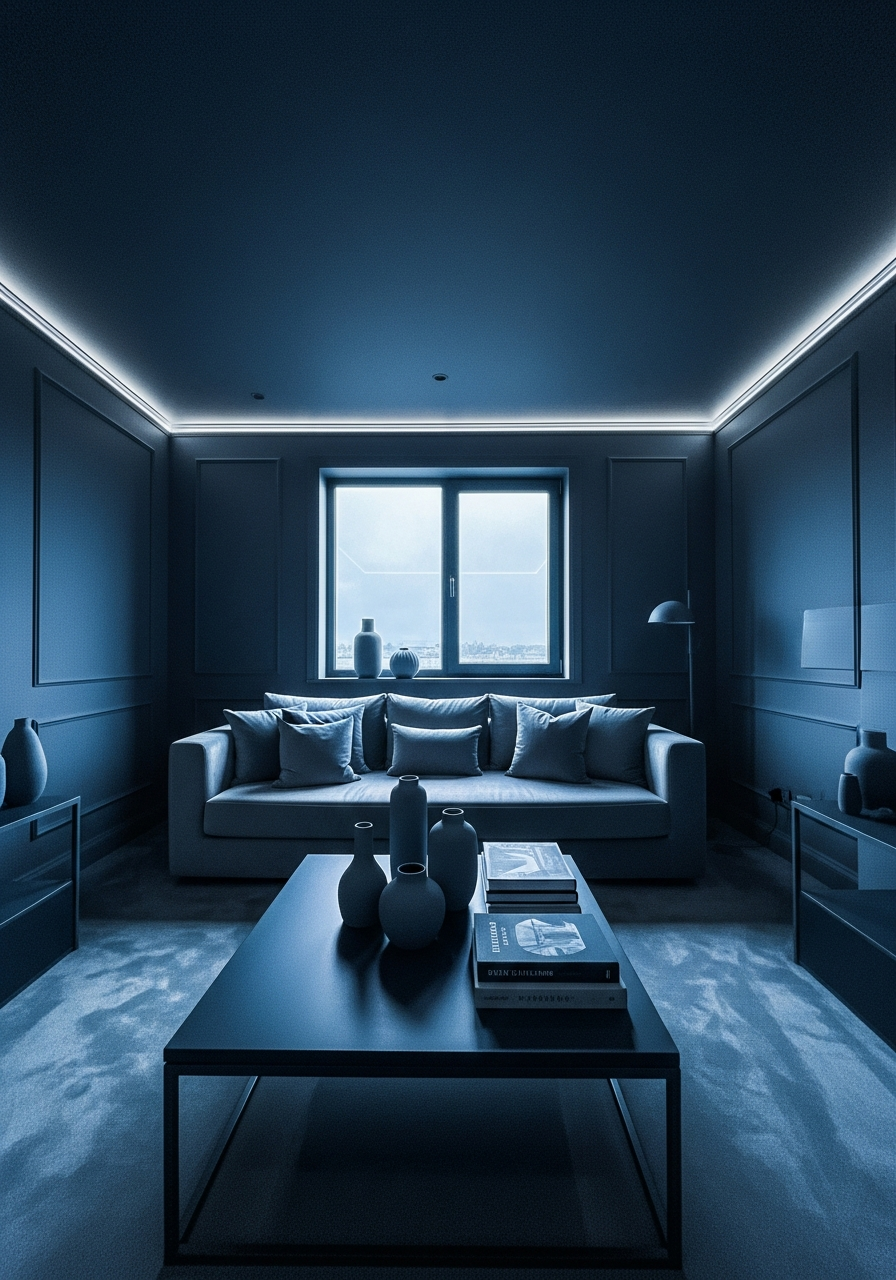 15. Slate Blue Calm Room