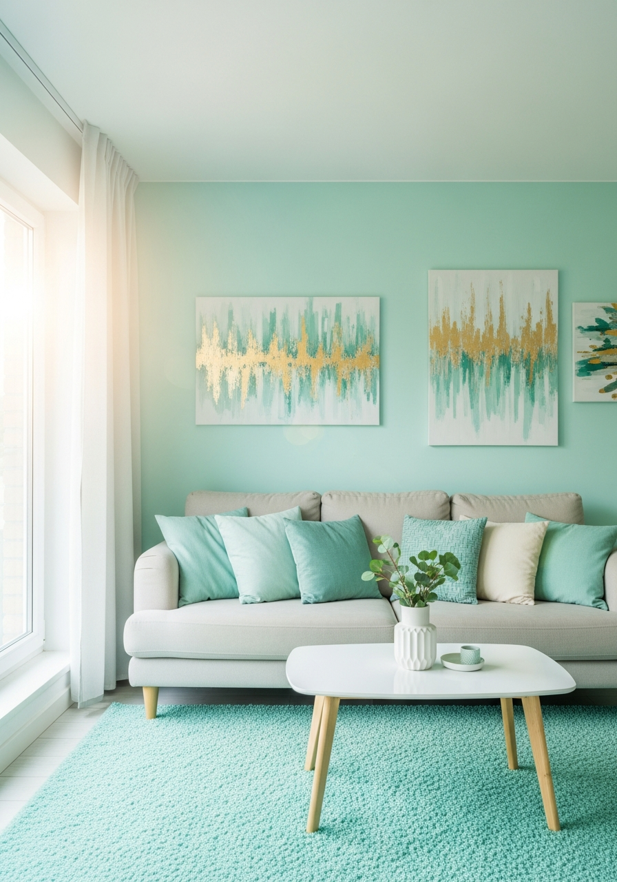 28. Pale Mint Fresh Design