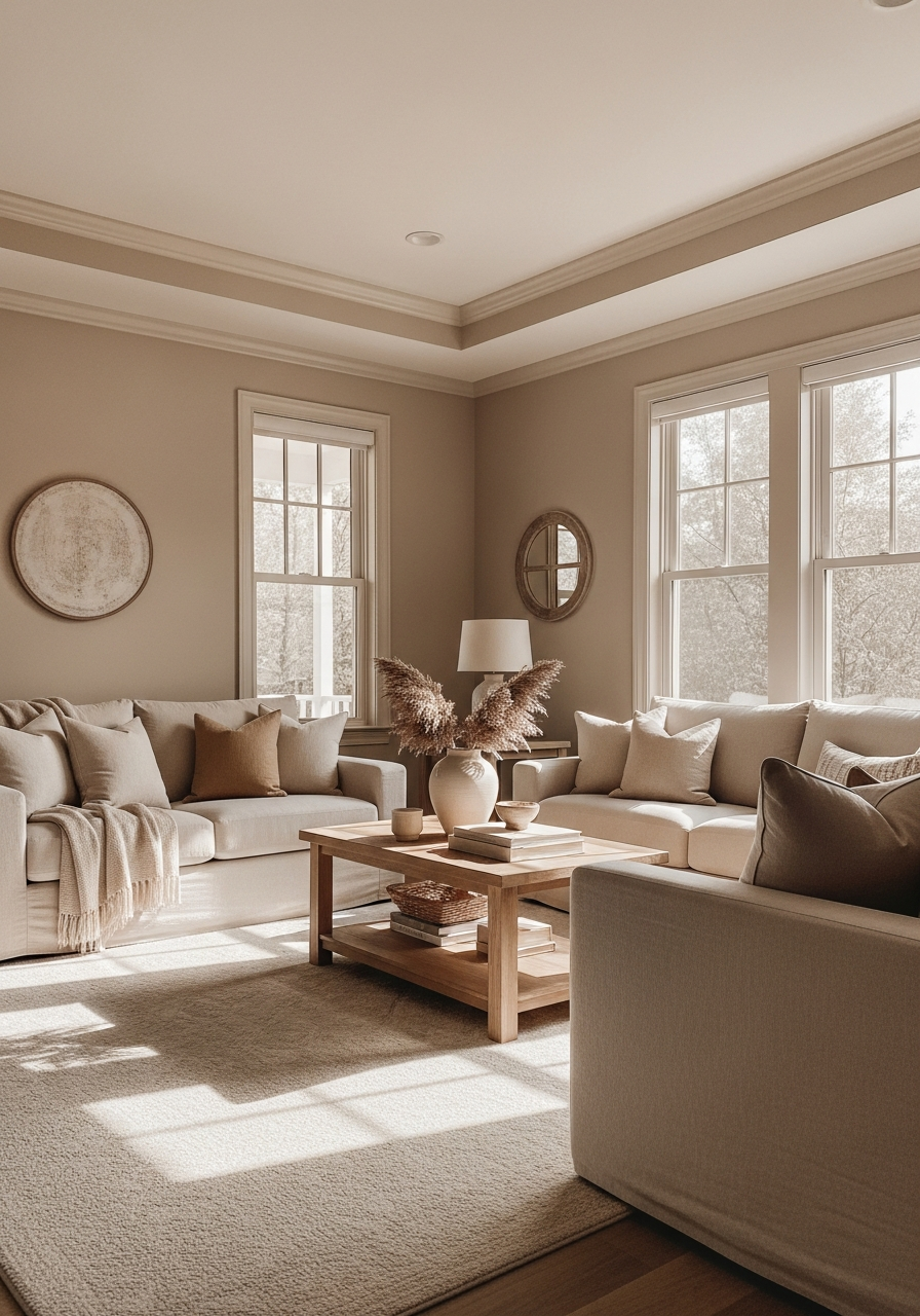 49. Warm Almond Neutral Room