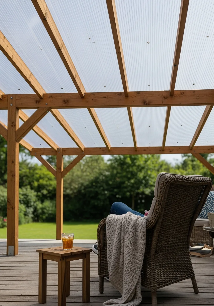 18. Polycarbonate Panel Roof