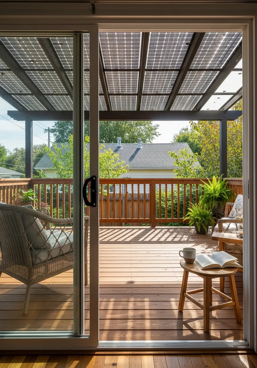 20. Solar Panel Deck Roof