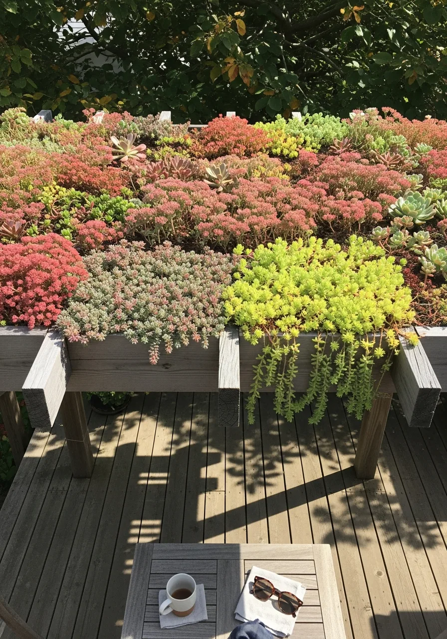 26. Living Sedum Deck Canopy