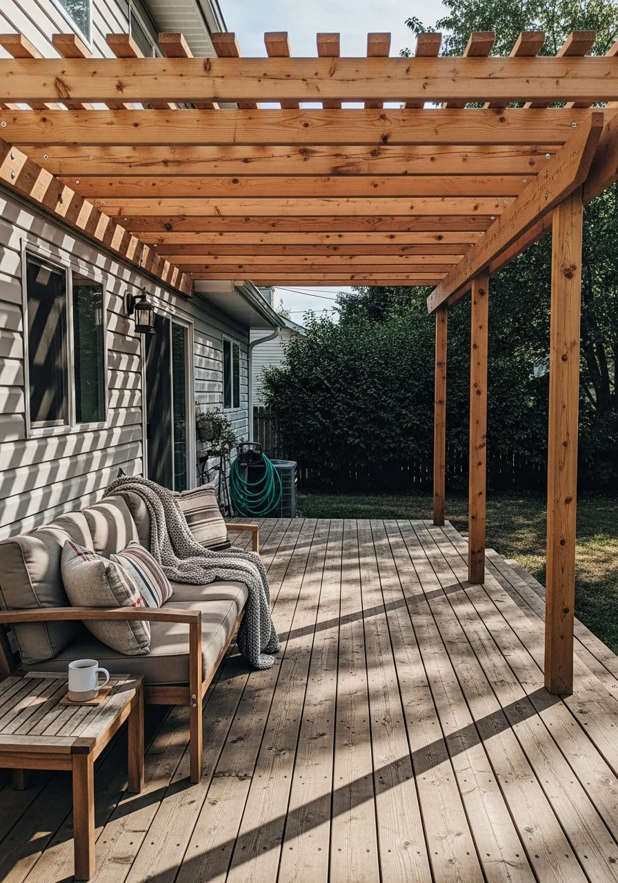 3. Attached Pergola Extension