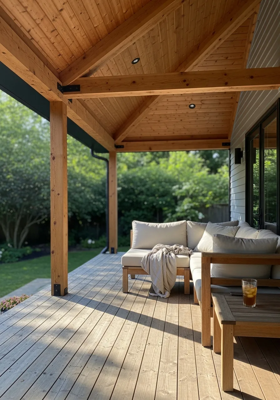 33. Exposed Beam Ceiling Design