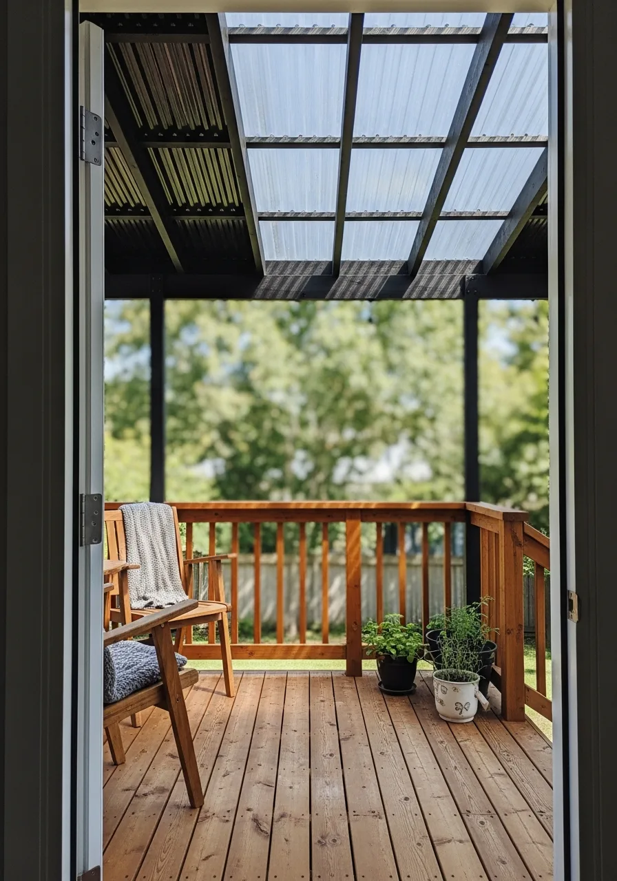 35. Metal and Clear Panel Mix