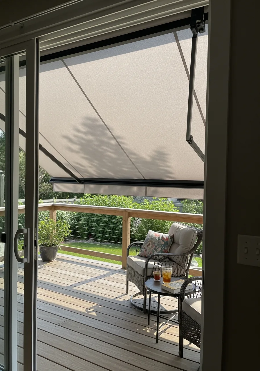 36. Motorized Retractable Awning System