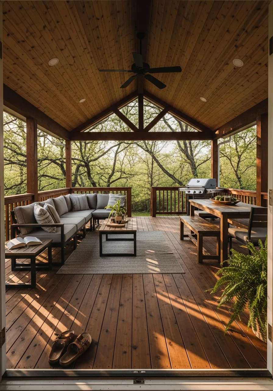 39. Multi-Zone Covered Deck Design