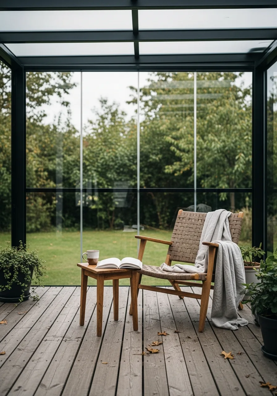 43. Transparent Glass Roof Deck
