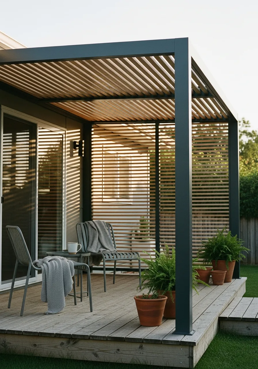 45. Minimalist Low-Profile Deck Cover