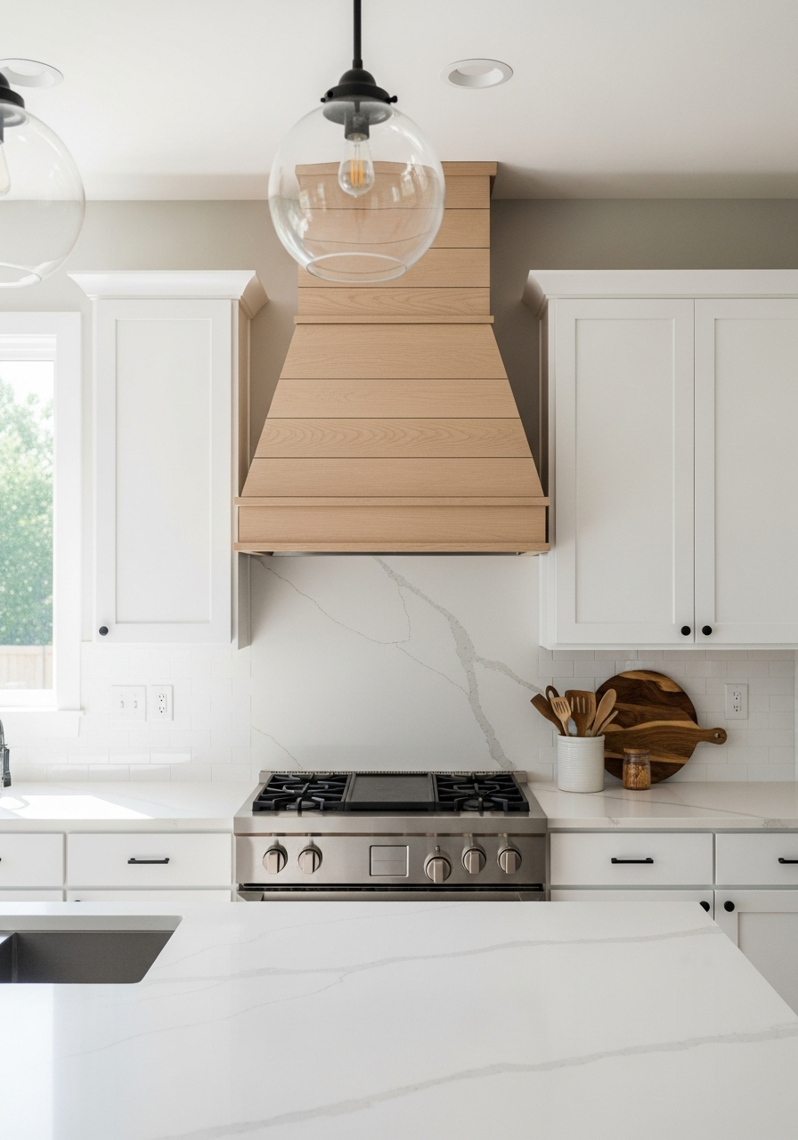 17. Floating Range Hood Cover