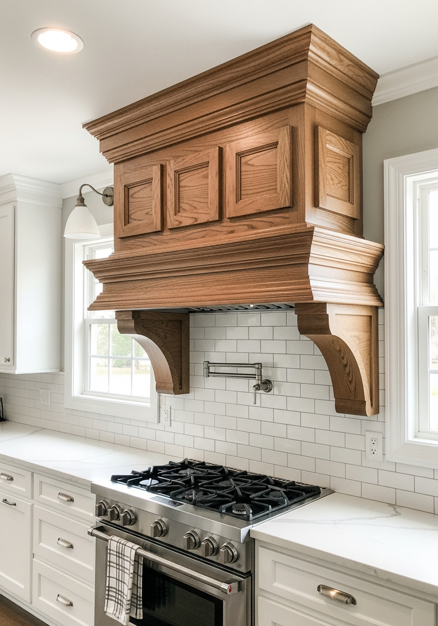 30. Custom Trim Range Hood