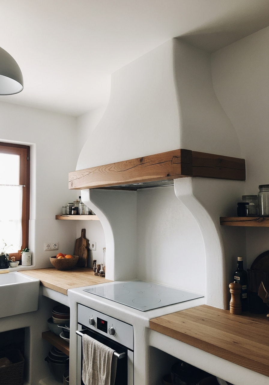 7. Plaster Range Hood Cover