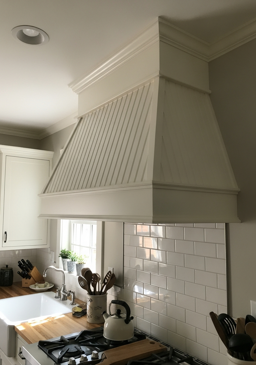 9. Beadboard Range Hood