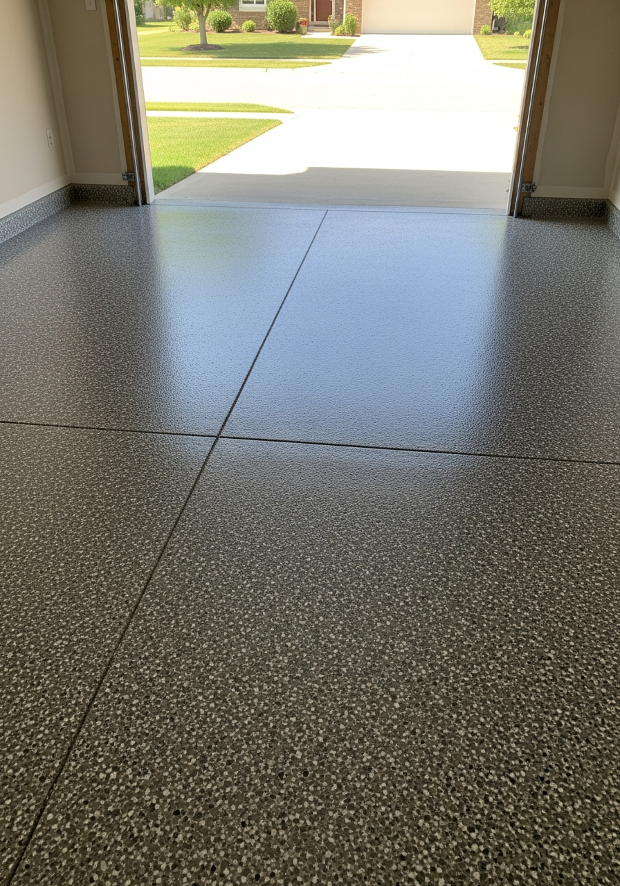 11. Speckled Epoxy Floor Coating