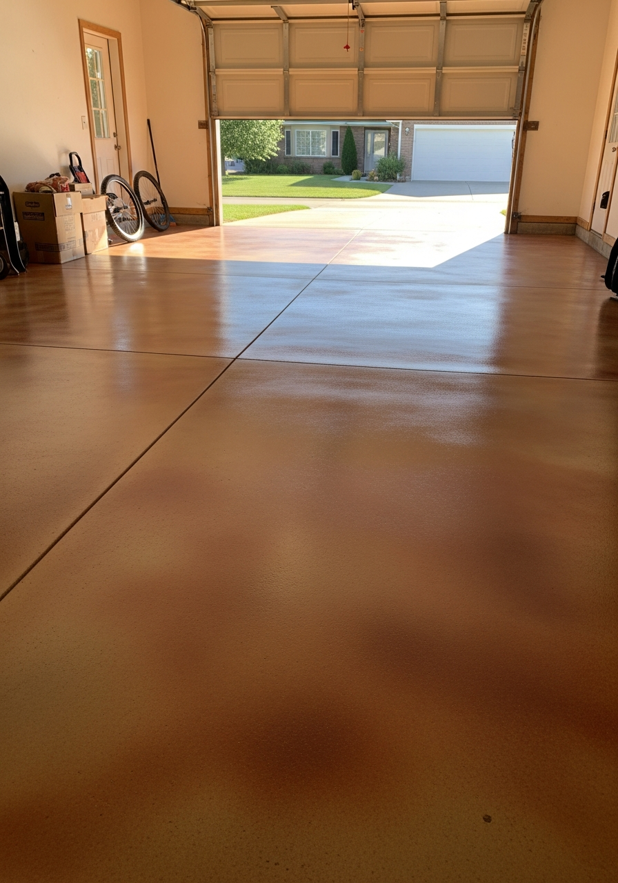 16. Concrete Stained Floor