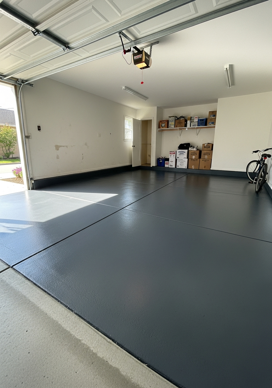 18. Painted Concrete Floor