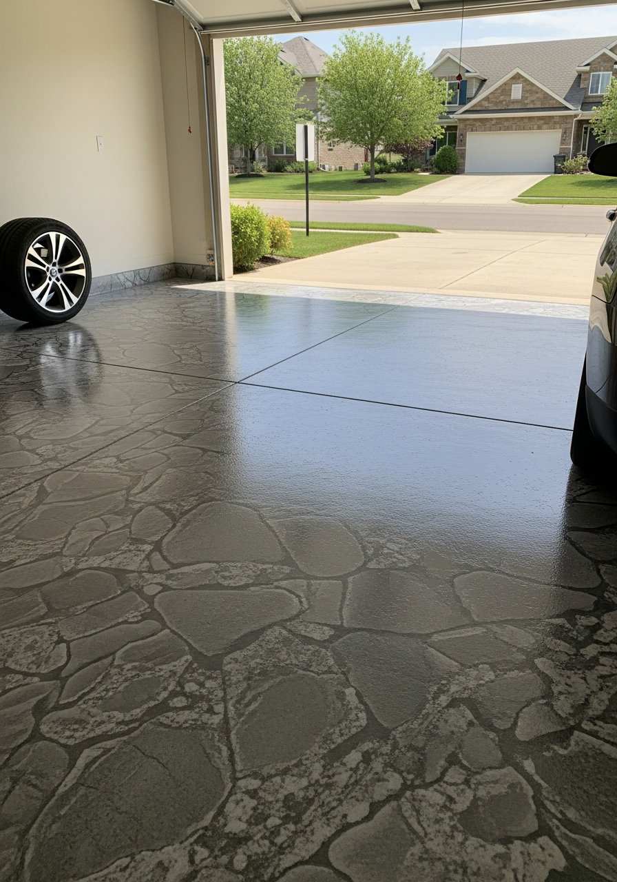 22. Stone Look Epoxy Floor