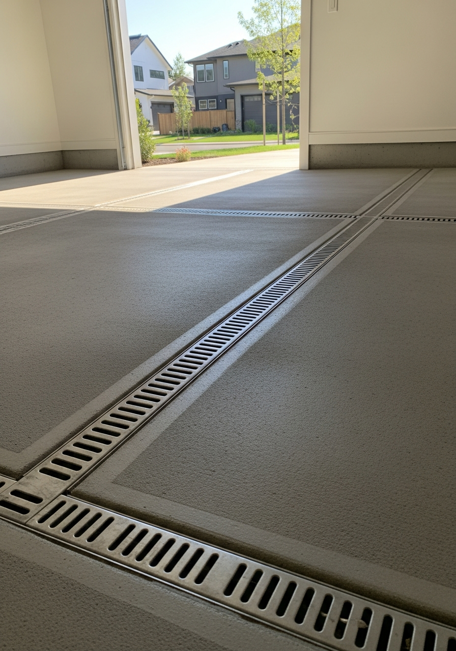 24. Built In Drain Channels