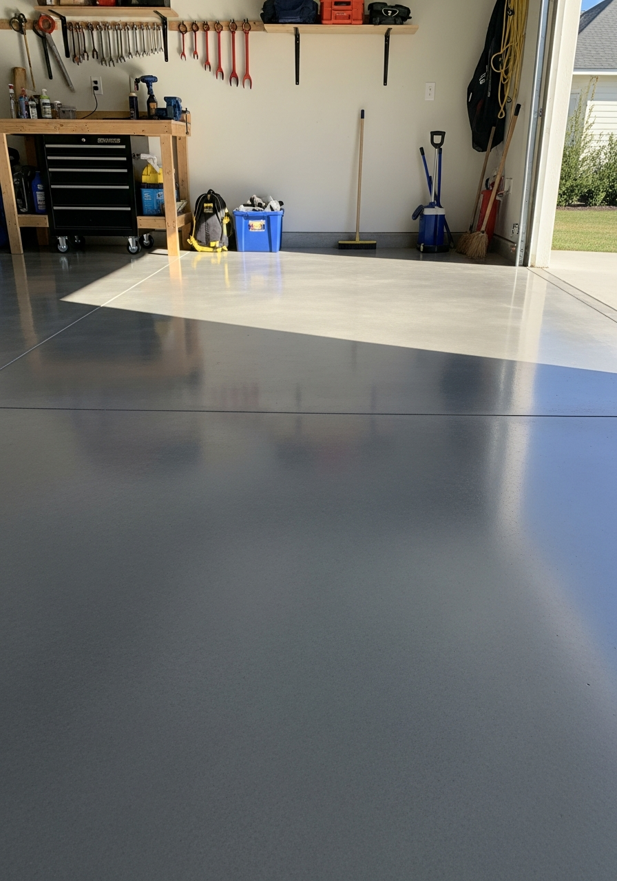 4. Polished Concrete Floor