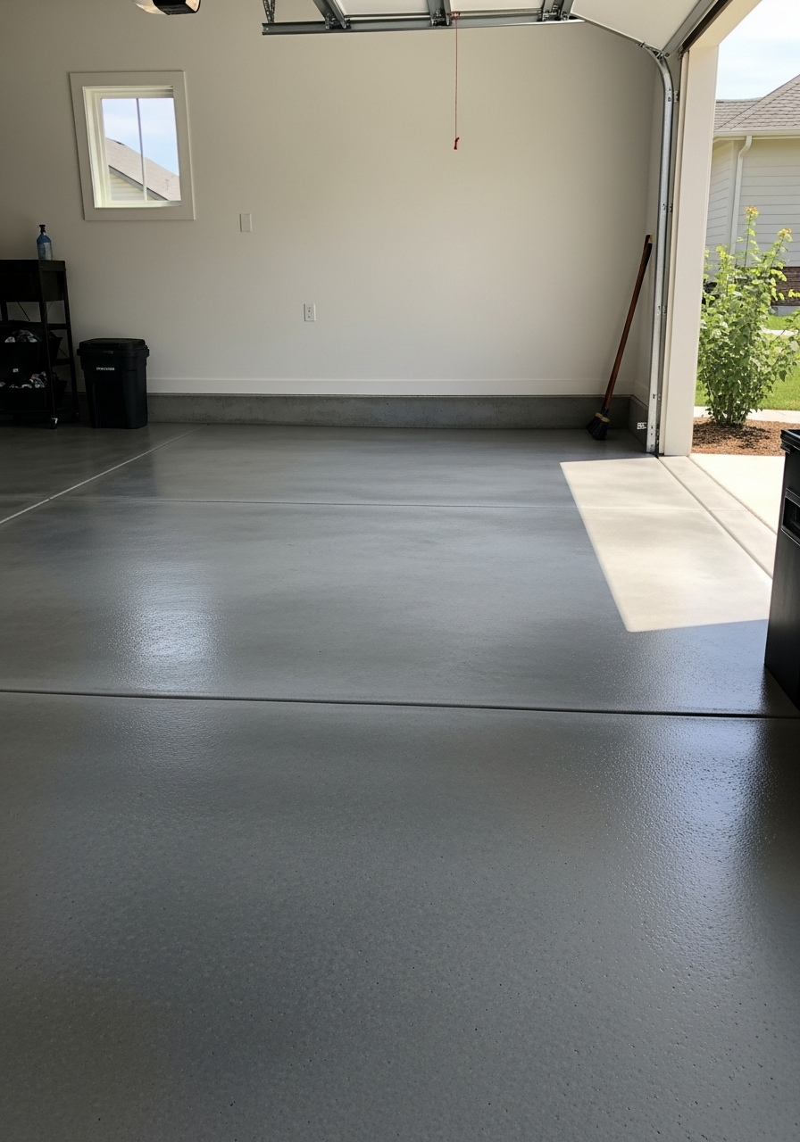 5. Sealed Concrete Minimalist Style