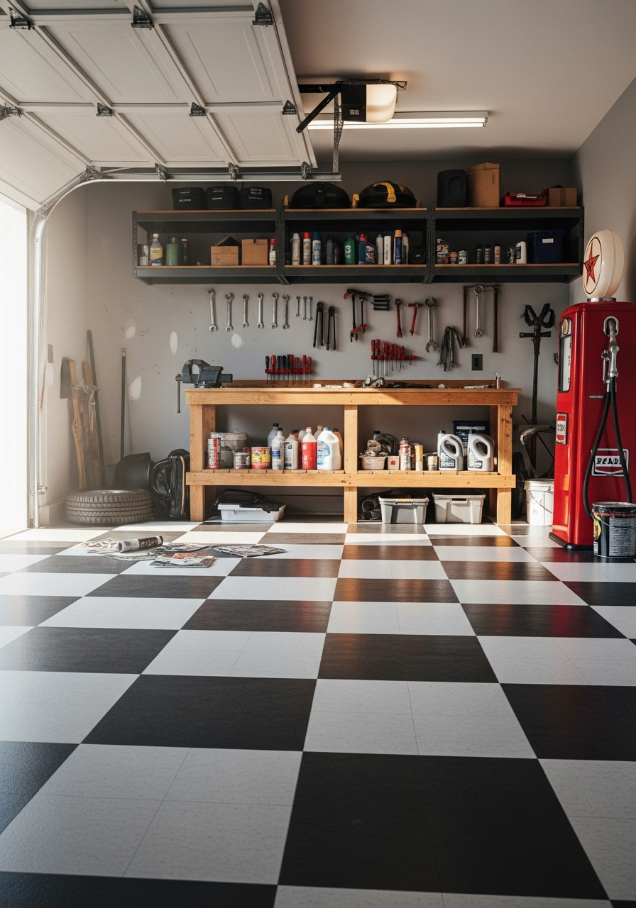 6. Black and White Checkered