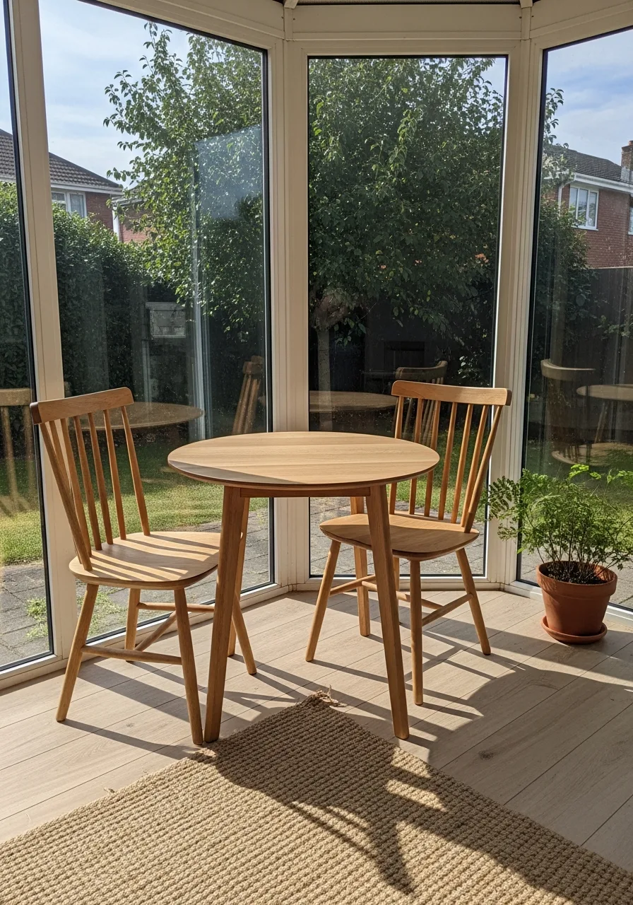 11. Natural Wood Furniture Set