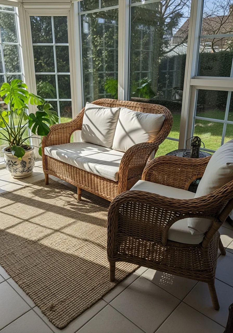 2. Rattan Lounge Seating Set
