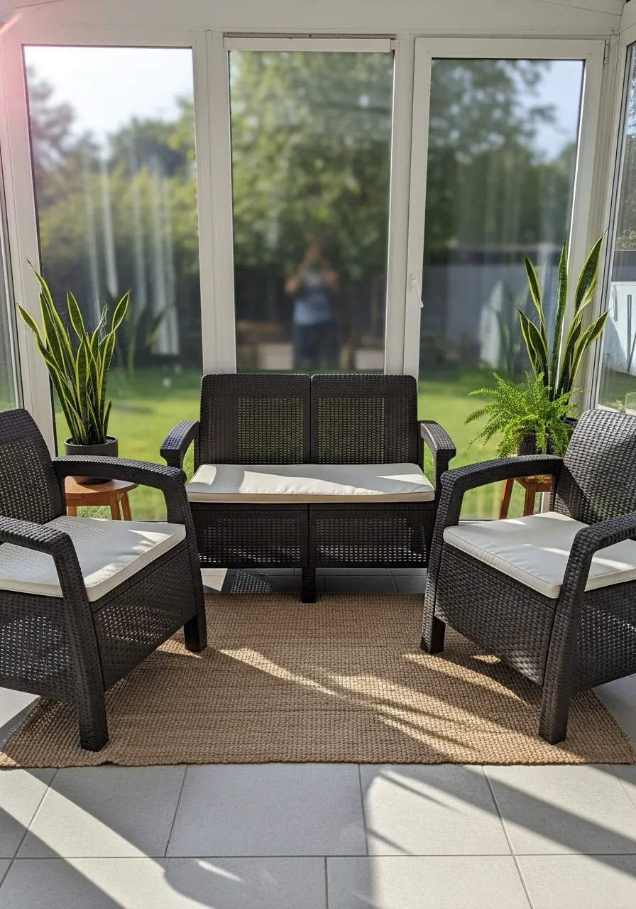 22. Resin Wicker Furniture Set