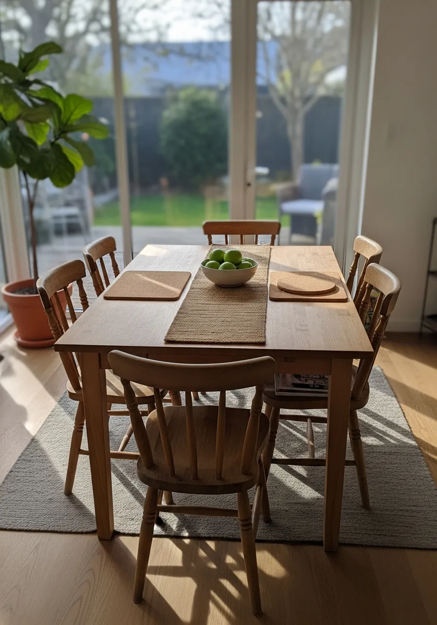 31. Indoor Dining Table Setup