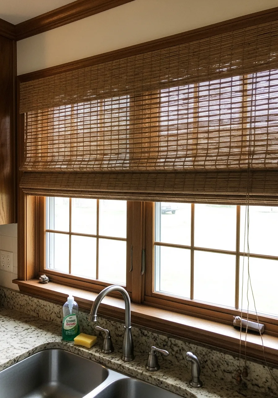 24. Woven Wood Blinds
